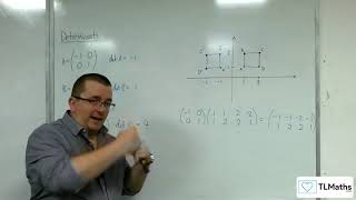 ALevel Further Maths C506 Determinants Negative Determinants and Orientation [upl. by Jerry]