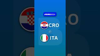 EURO 2024 predictions 🇭🇷 CROATIA v ITALY 🇮🇹 EURO2024 [upl. by Nadler]