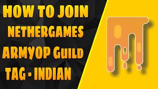 How to Join ARMYOP Guild in Nethergames Server  ARMYOP GUILD  AUTOGFX GAMING [upl. by Terej485]