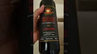 Brunello Montalcino safra 2015 redondono decanter fica complexowine [upl. by Anoyek865]