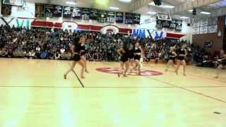 Troy High School Dance Team Red Hots Prom Rally 2013 [upl. by Doran]