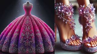 Beautiful gowns and amazing heels designs  PRETTY IN PINK [upl. by Notlek]