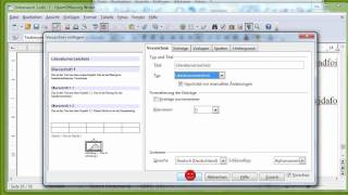 16 OpenOfficeorg Writer Teil 6 Bilder Querverweise Literaturverzeichnis Änderungen verfolgen [upl. by Hajile]