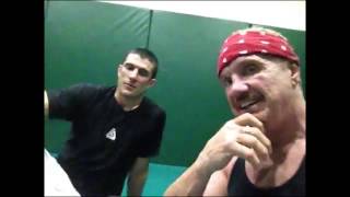 DDPtv BJJ Legend Rener Gracie Rolls with DDP [upl. by Nawd]