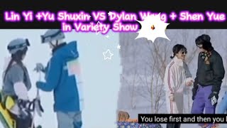 Lin Yi Yu Shuxin VS Dylan Wang  Shen Yue in Variety Show 😘☺️yushuxin dylanwang linyi shenyue [upl. by Eiuol]