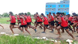 Vizag Army Rally students 1600 meter running  Sai Defence Academy Narasaraopet  Avula Subbarao [upl. by Lyudmila]