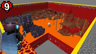 I Mined 1427896 BLOCKS in The NETHER Minecraft Hardcore [upl. by Miche]