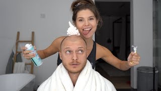 MY BOYFRIEND IS BALD  AMANDA CERNY JOHANNES BARTL [upl. by Loziram]