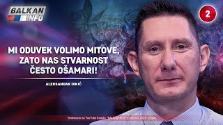 INTERVJU Aleksandar Dikić  Mi oduvek volimo mitove zato nas stvarnost često ošamari 8102024 [upl. by Laohcin]