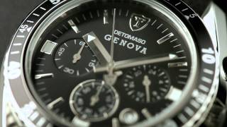 DETOMASO Modell GENOVA Chronograph Silver [upl. by Walt]