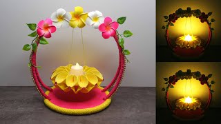 DIY Candle Holder Ideas  DIY Showpiece  Tempat Lilin Hias [upl. by Doomham]