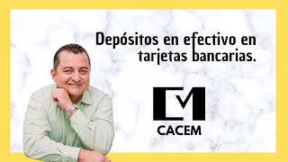 Depósitos en efectivo en tarjetas bancarias ¡Cuidado [upl. by Nylak]