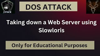 Denial of Service Attack using slowloris [upl. by Xylon]