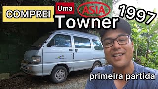 COMPREI UMA TOWNER 1997 Primeira partida manutenção e primeira lavagem [upl. by Anelehs]