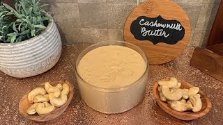 Homemade Cashew Butter Recipe  Healthy Nut Butter Recipearsalasdiscoveries [upl. by Erme]