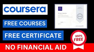 How to Get Coursera Courses for FREE with Certificates in 2024  Step by Step Guide courseraforfree [upl. by Araid20]