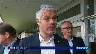 Laurent Wauquiez en campagne dans les PyrénéesAtlantiques [upl. by Levin]