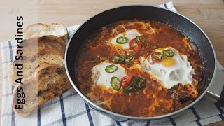 Eggs And Sardines Recipe [upl. by Eimilb]