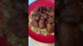 SESAME CHICKEN AND FRIED RICE [upl. by Loeb]