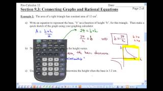 PreCalculus 12 Section 93 [upl. by Hnad331]