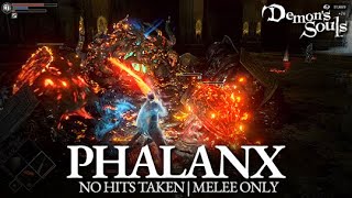 Phalanx Boss Fight No Hits Taken  Melee Only Demons Souls PS5 Remake [upl. by Amerigo]