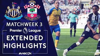 Newcastle United v Southampton  PREMIER LEAGUE HIGHLIGHTS  8282021  NBC Sports [upl. by Marabelle550]