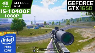 GTX 1650 4GB AND 10400f I5  Test Pubg Mobile Gameply in Game 90 FPS Erangel [upl. by Htaek]