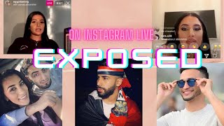 Adam Saleh exposed by Egyptianthing  Full Instagram live [upl. by Enomes417]