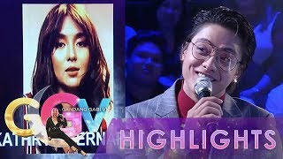 GGV Daniel asks Kathryn a lovefilled question in Tanong Mo Mukha Mo [upl. by Esiuqram]