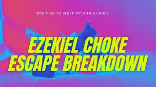 How to Defend the Ezekiel Choke inside the guard [upl. by Rocher]