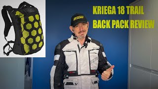 KRIEGA 18 TRAIL BACK PACK REVIEW [upl. by Nivek]