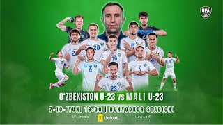 Uzbekistan vs Mali  U23 Team  International friendly match  Livestream [upl. by Harraf]