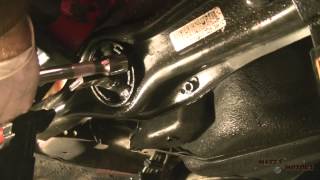 Replacing Trailing Arm Bushings on a Honda No Special Tool [upl. by Kciredorb]