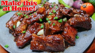 Tasty SECRET to a Delicious Pork RIBS recipe that melts in your mouth 💯 SIMPLE WAY to COOK Pork rib [upl. by Atteynod]