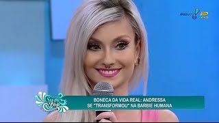 Minha participação de Boneca Humana no Superpop RedeTV [upl. by Pompea]