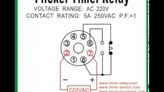 Flicker Timer Relay AFK 1  timerswitchcom [upl. by Aveline859]