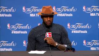 What LeBron James said after Cleveland Cavaliers lose 2015 NBA Championship to Warriors [upl. by Nylatsirhc]