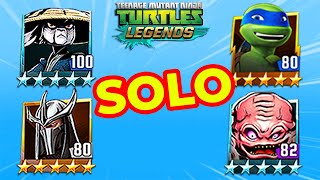 TMNT Legends Krang Classic Shredder Usagi Leo Solo Battles [upl. by Ahsienyt]