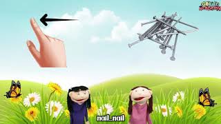 Homonym Song  Preschool Lessons  Simple English Lessons  Fun Learning [upl. by Landy290]