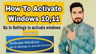 How to activate windows 10 permanently 2024 for freeBest method for activate windows 10 pro [upl. by Arretahs]