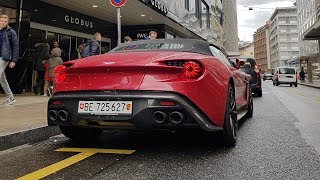 Supercars in Geneva 2018  Vanquish Zagato LaFerrari 812SF Aventador S [upl. by Straus190]