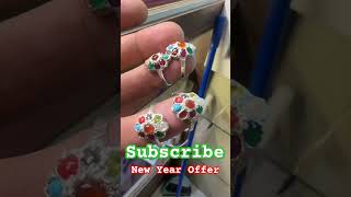 Silver gemstone ring New year 2025 offer Buy 2 get 1 free newyear2025 gemstone [upl. by Guenna94]