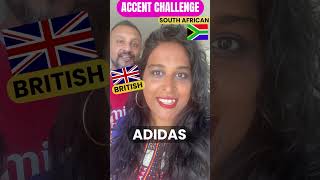 British 🇬🇧 vs South African 🇿🇦 accent Which is bettershorts youtubeshorts accentchallenge [upl. by Bowden]