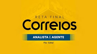 Reta Final Correios  Analista e Agente  PósEdital  Matemática  Prof Brunno Lima [upl. by Beller576]