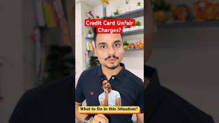 💳 Unfair Credit Card Charges ❌  CreditCardCharges Fintech Ravisutanjani Youtubeshorts [upl. by Spenser]