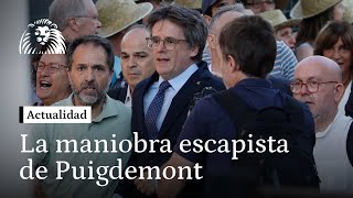 Así ha sido la maniobra escapista de Puigdemont en solo unos minutos el expresident vuelve a huir [upl. by Ainola346]