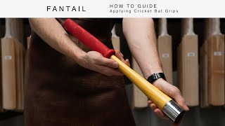 How To Guide  Applying Cricket Bat Grips [upl. by Vicki]