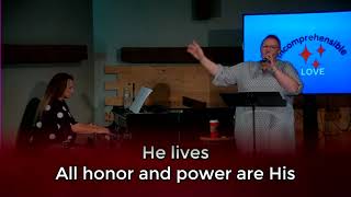 Ladner Baptist Church  He Lives  sung by Josh Kirkegaard [upl. by Lillis]