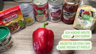 Chili Sin Carne Vegan [upl. by Onibla]