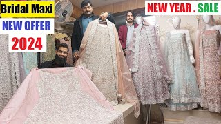 Bridal Maxi 2024  Handwork Party Wear  Rabi Center Rawalpindi Pakistan  bin ijaz by paris zari [upl. by Ashly]